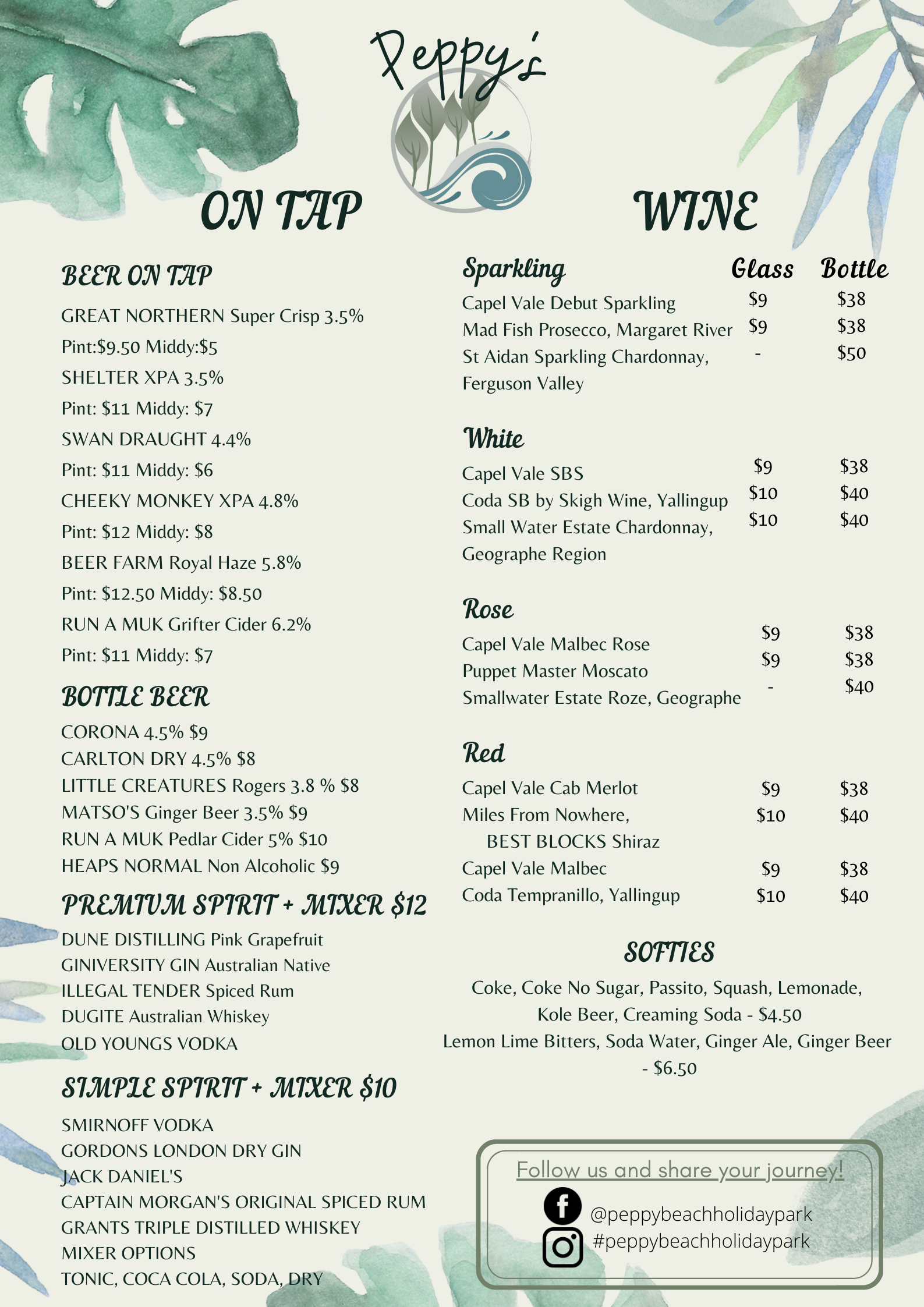 Bar & Restaurant Peppermint Grove Beach Holiday Park