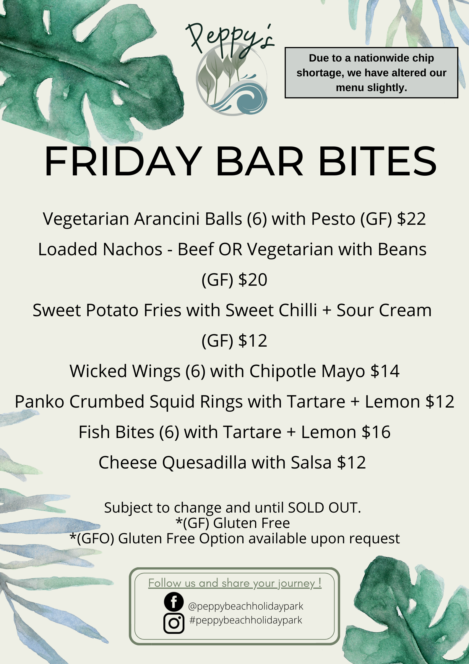 Bar & Restaurant Peppermint Grove Beach Holiday Park