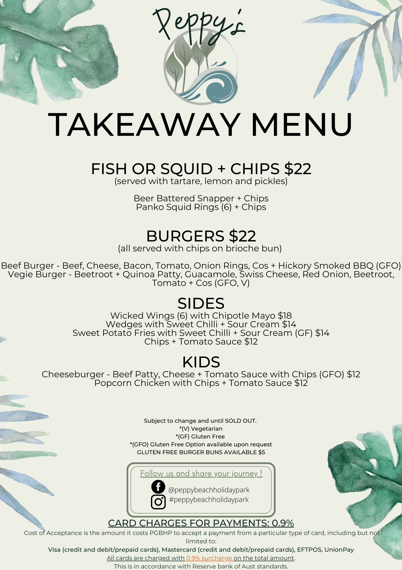 Bar & Restaurant Peppermint Grove Beach Holiday Park